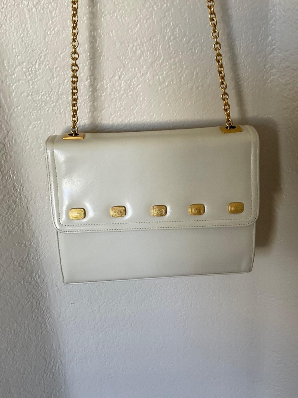 Vintage Frenchy of California cream purse